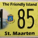 2012-2013 St. Maarten License Plate (M 8519)
