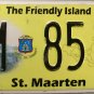 2012-2013 St. Maarten License Plate (M 8519)