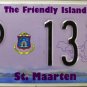 2014 St. Maarten License Plate (P 1317)