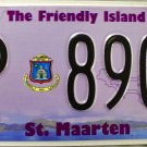 2014 St. Maarten License Plate (P 8906)