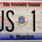 2011 St. Maarten Bus License Plate (BUS 116)