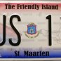 2011 St. Maarten Bus License Plate (BUS 116)