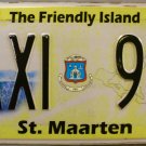 2012-2013 St. Maarten Taxi License Plate (TAXI 91)