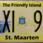 2012-2013 St. Maarten Taxi License Plate (TAXI 91)