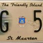 2010 St. Maarten Government License Plate (G 53)