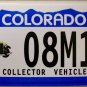 2003 Colorado Collector Vehicle License Plate (08M14)
