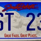 2007 South Dakota License Plate (1ST 232)