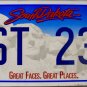 2007 South Dakota License Plate (1ST 232)