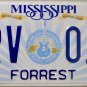 2016 Mississippi License Plate (FRV 013)
