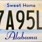 2013 Alabama License Plate (57A95L9)