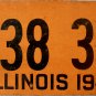 1948 Illinois "Fiberboard" License Plate (1138 348)