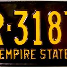 1960 New York License Plate (R-3187)