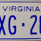1978 Virginia License Plate (LXG-285)