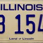 1980 Illinois License Plate (KB 1545)