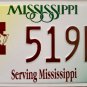 Mississippi: Mississippi State University License Plate (519M6)