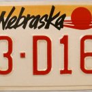 1990 Nebraska License Plate (53-D169)