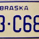 1987 Nebraska License Plate (53-C686)