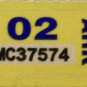 Arkansas: Motorcycle Plate Year Sticker (2002)