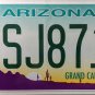 2016 Arizona License Plate (BSJ8711)