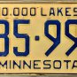 1954 Minnesota License Plate (185-993)
