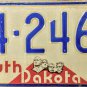 1974 South Dakota License Plate (44-2464)