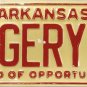 1978 Arkansas Vanity License Plate (GERY)