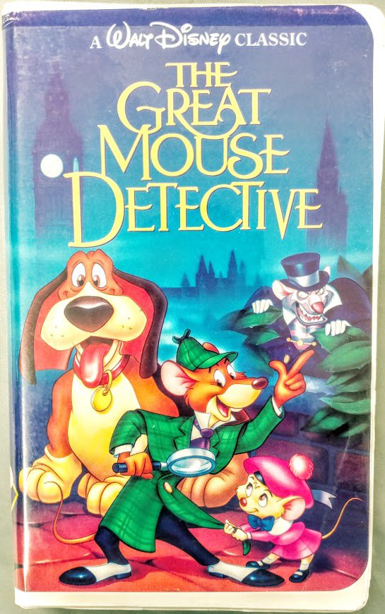 VHS: Walt Disney Classic THE GREAT MOUSE DETECTIVE (Black Diamond ...