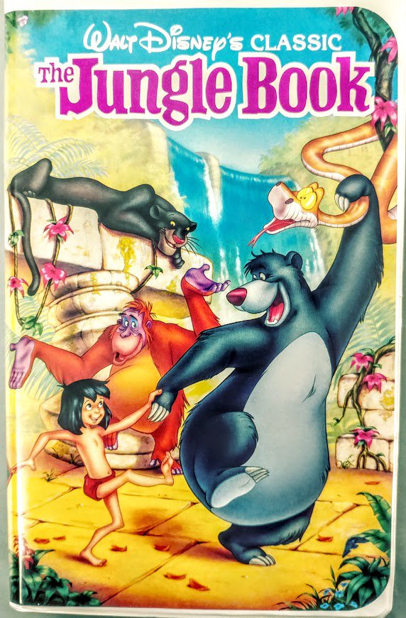 VHS: Walt Disney Classic THE JUNGLE BOOK (Black Diamond Edition) Rare!