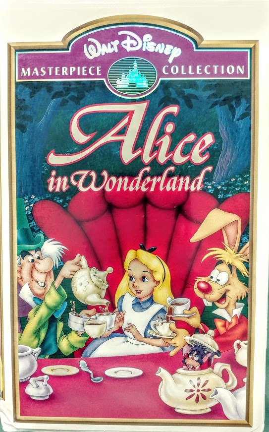 Vhs Walt Disney Alice In Wonderland Masterpiece Collection Rare