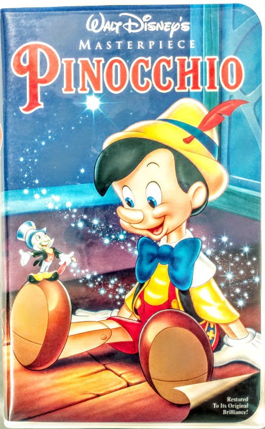 VHS: Walt Disney PINOCCHIO (Walt Disney's Masterpiece)