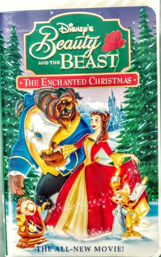 VHS: Walt Disney Home Video BEAUTY AND THE BEAST (The Enchanted Christmas)