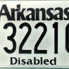 Arkansas Disabled License Plate (322101)