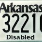 Arkansas Disabled License Plate (322101)