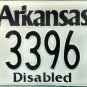 2017 Arkansas Disabled License Plate (339612)