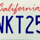 2008 California License Plate (5WKT257)