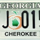 2008 Georgia License Plate (ATJ 0151)