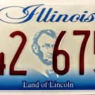 2012 Illinois License Plate (N42 6756)