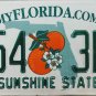 2014 Florida License Plate (X54 3HN)