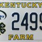 2011 Kentucky 4H - Farm - FFA License Plate (2499 DC)