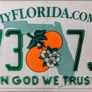 2014 Florida In God We Trust License Plate (973 7JM)