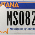 Montana State University License Plate (MS0828)