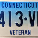 Connecticut Veteran License Plate (413-VBB)