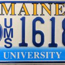 2006 Maine: University of Maine License Plate (UMS 16187)