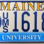 2006 Maine: University of Maine License Plate (UMS 16187)