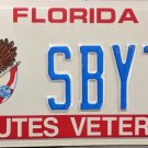 2002 Florida Salutes Veterans License Plate (SBY7G)