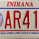 1992 Indiana Total Force License Plate (AR416)