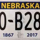 2018 Nebraska License Plate (70-B281)