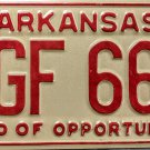 1979 Arkansas License Plate (FGF 668)