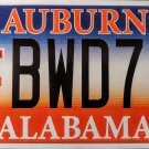 2010 Alabama: Auburn University License Plate (BWD714)