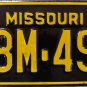 1978 Missouri License Plate (Y8M-495)